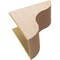Ekena Millwork 10"W x 20"D x 20"H Classic Carmel Rough Cedar Woodgrain TimberThane Corbel, Primed Tan CORUR10X20X20CARRCPR - alternate 3